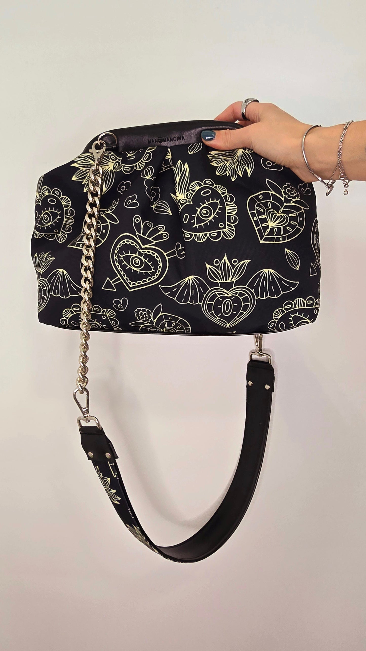 BORSA CLIC CLAC nero / ex voto new
