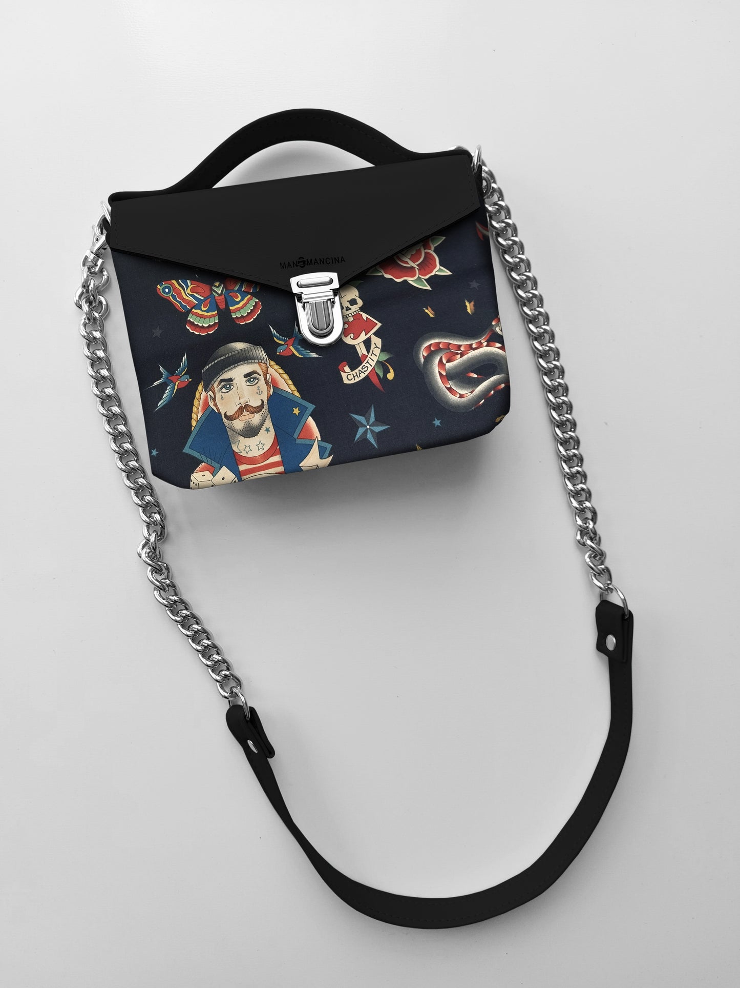 BORSETTA nero/ sailor