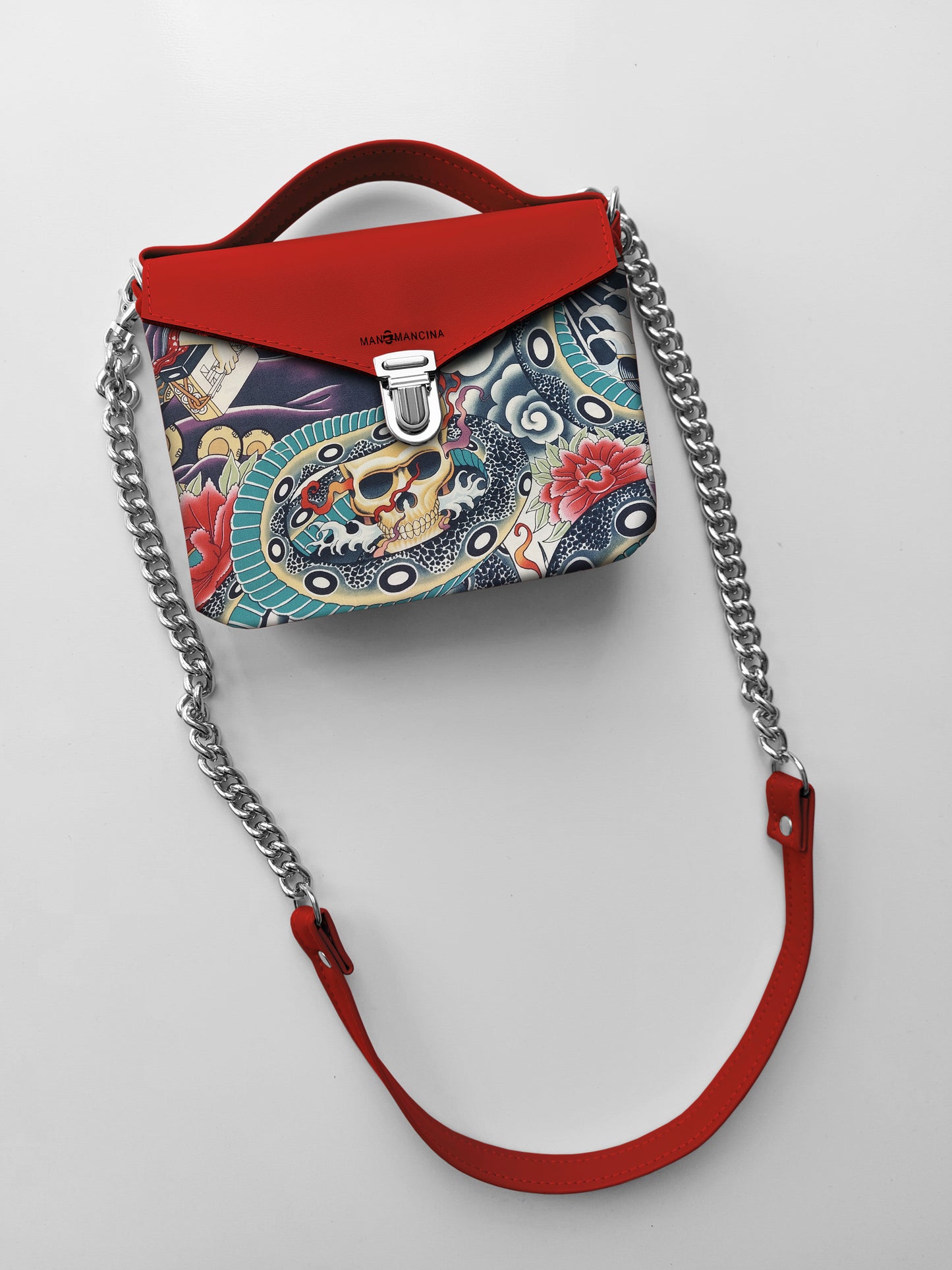 BORSETTA rosso/japan multicolor