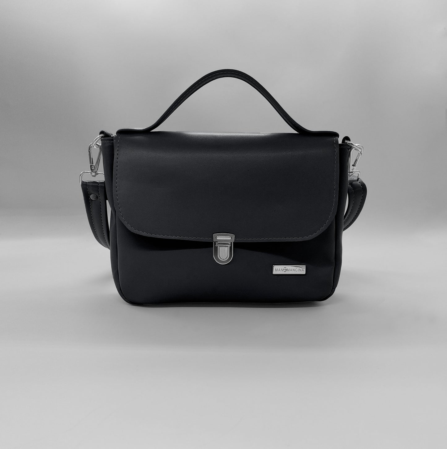 "DOTTY" VEGAN mini SIMILPELLE nero
