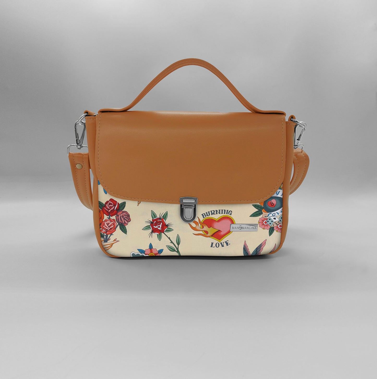 "DOTTY" VEGAN mini SIMILPELLE cuoio New Love Beige