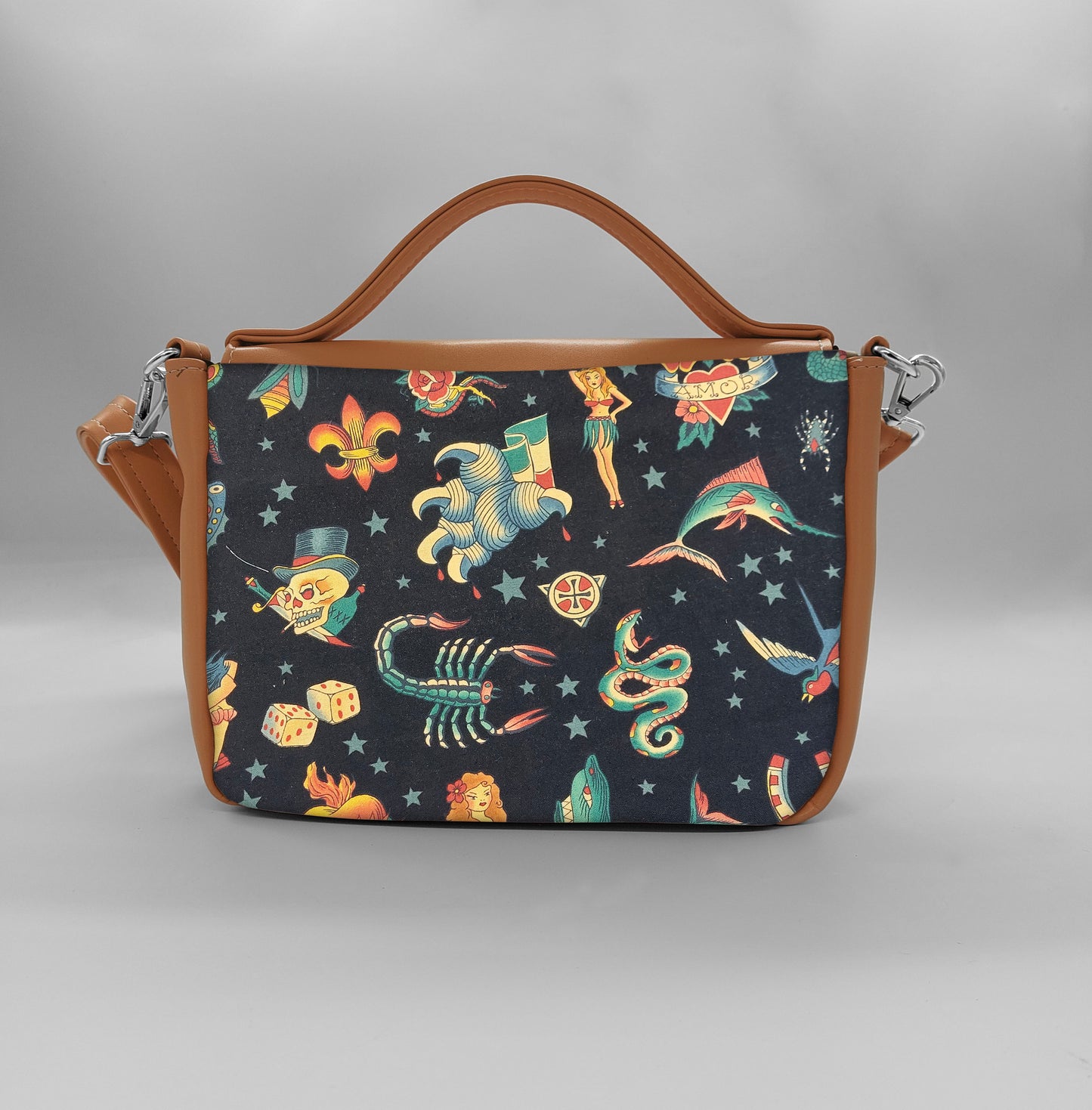 "DOTTY" VEGAN mini SIMILPELLE CUOIO Tattoo One