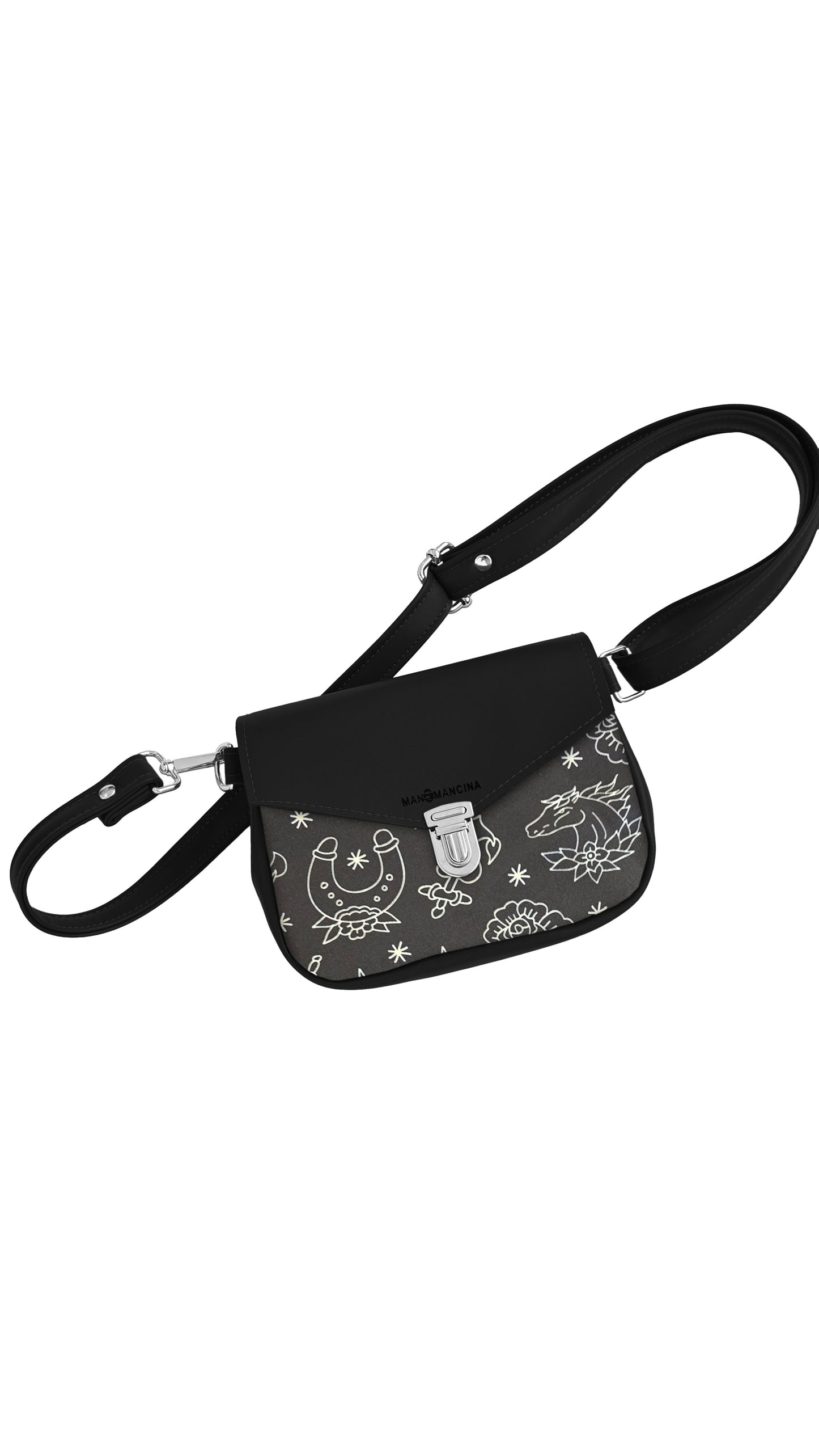 MARSUPIELLO large NERO / TATTOO BLACK