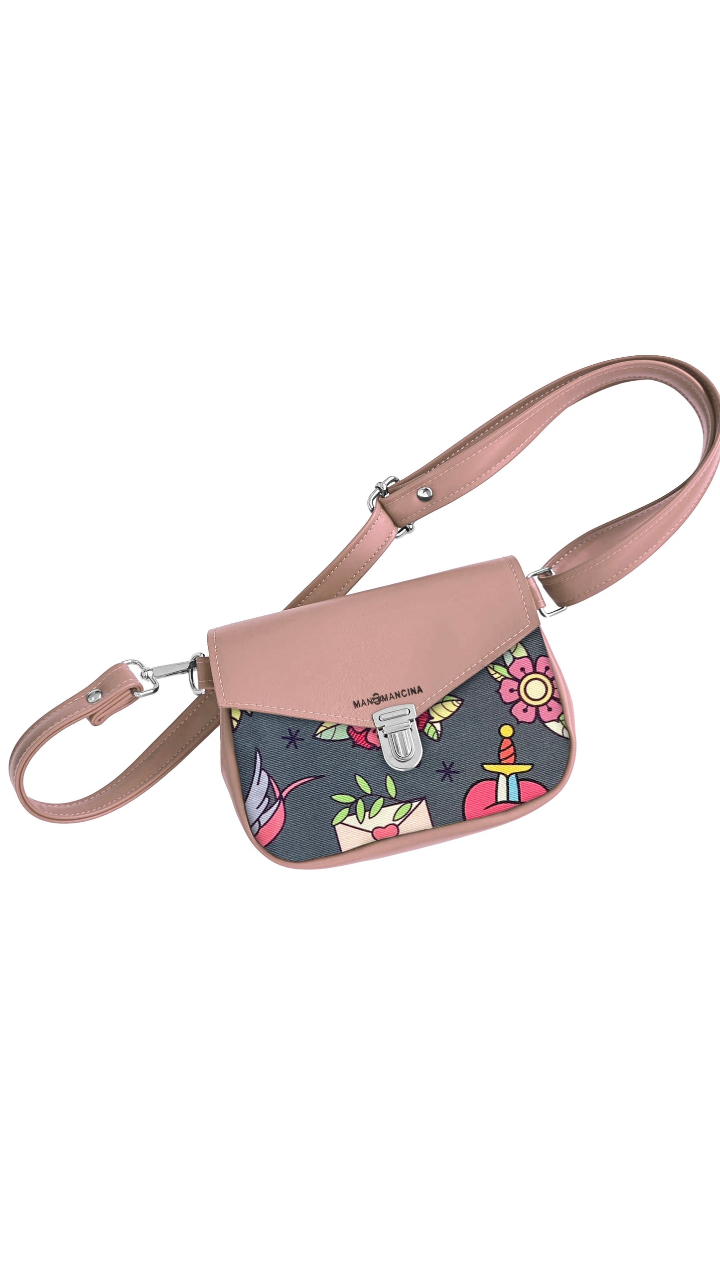 MARSUPIELLO large ROSA ANTICO / love pink
