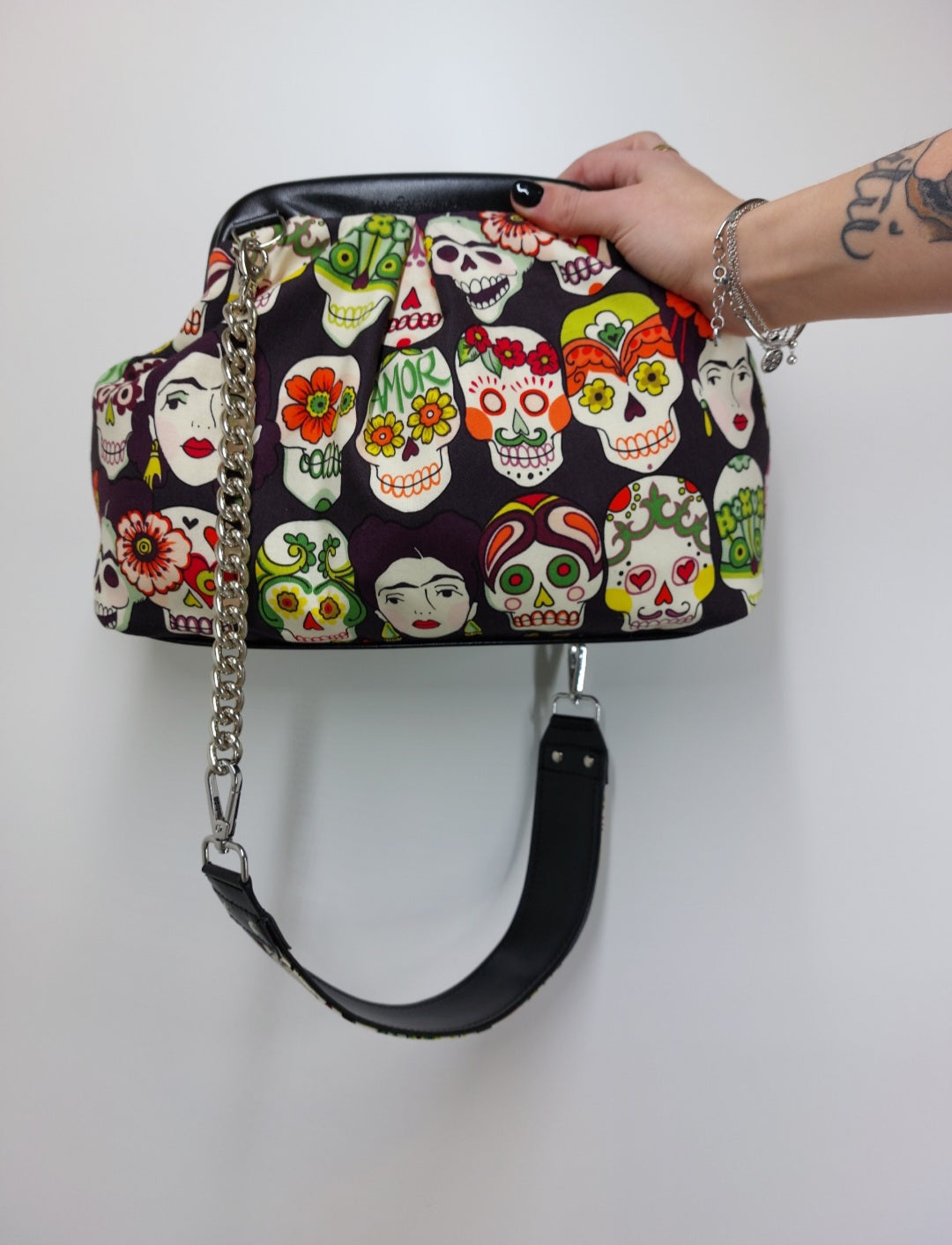 BORSA CLIC CLAC nero/Frida