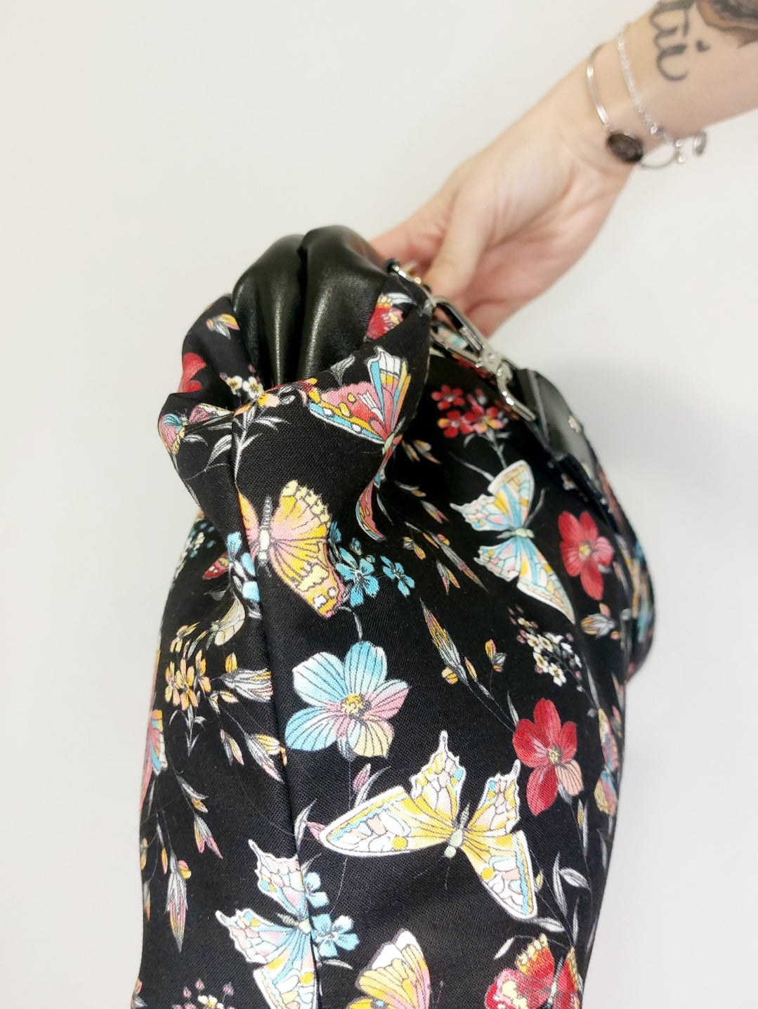 BORSA CLIC CLAC nero / buterfly nero