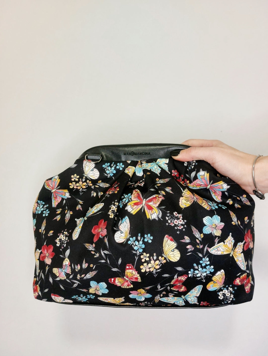 BORSA CLIC CLAC nero / buterfly nero
