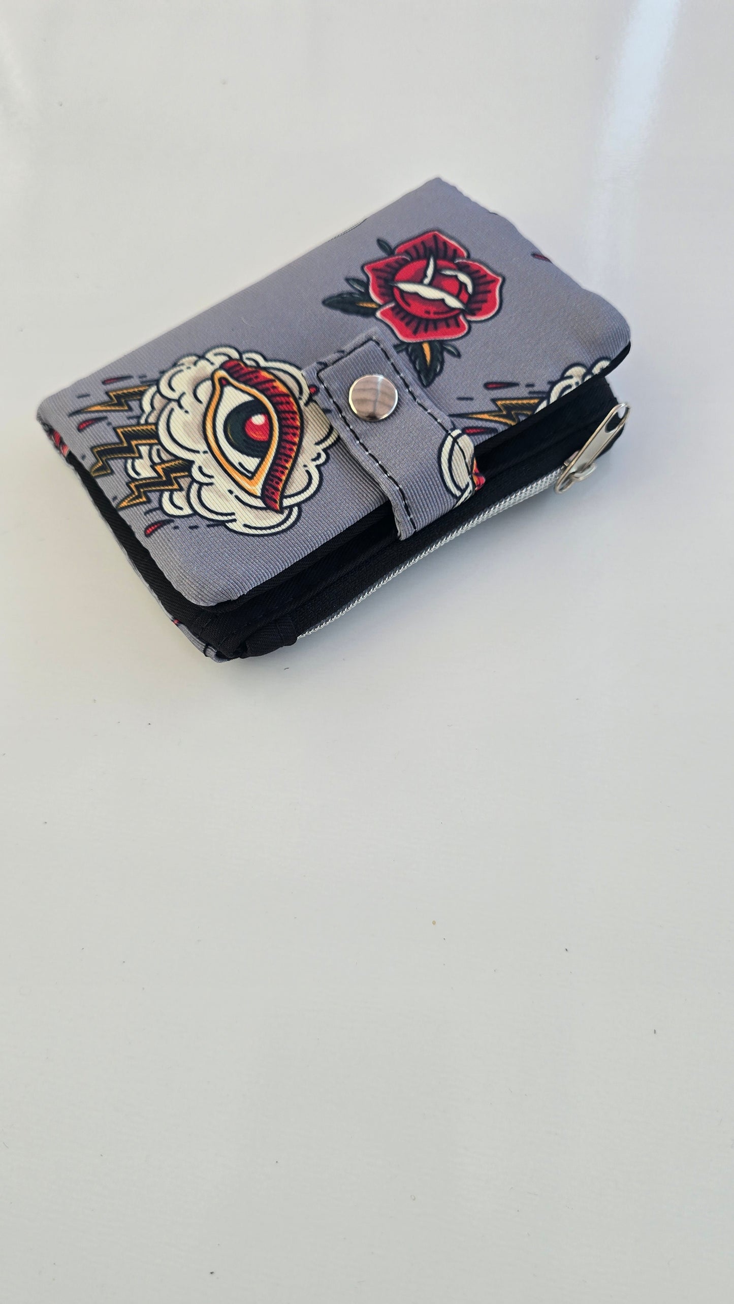 MINI WALLET ~ tattoo grigio