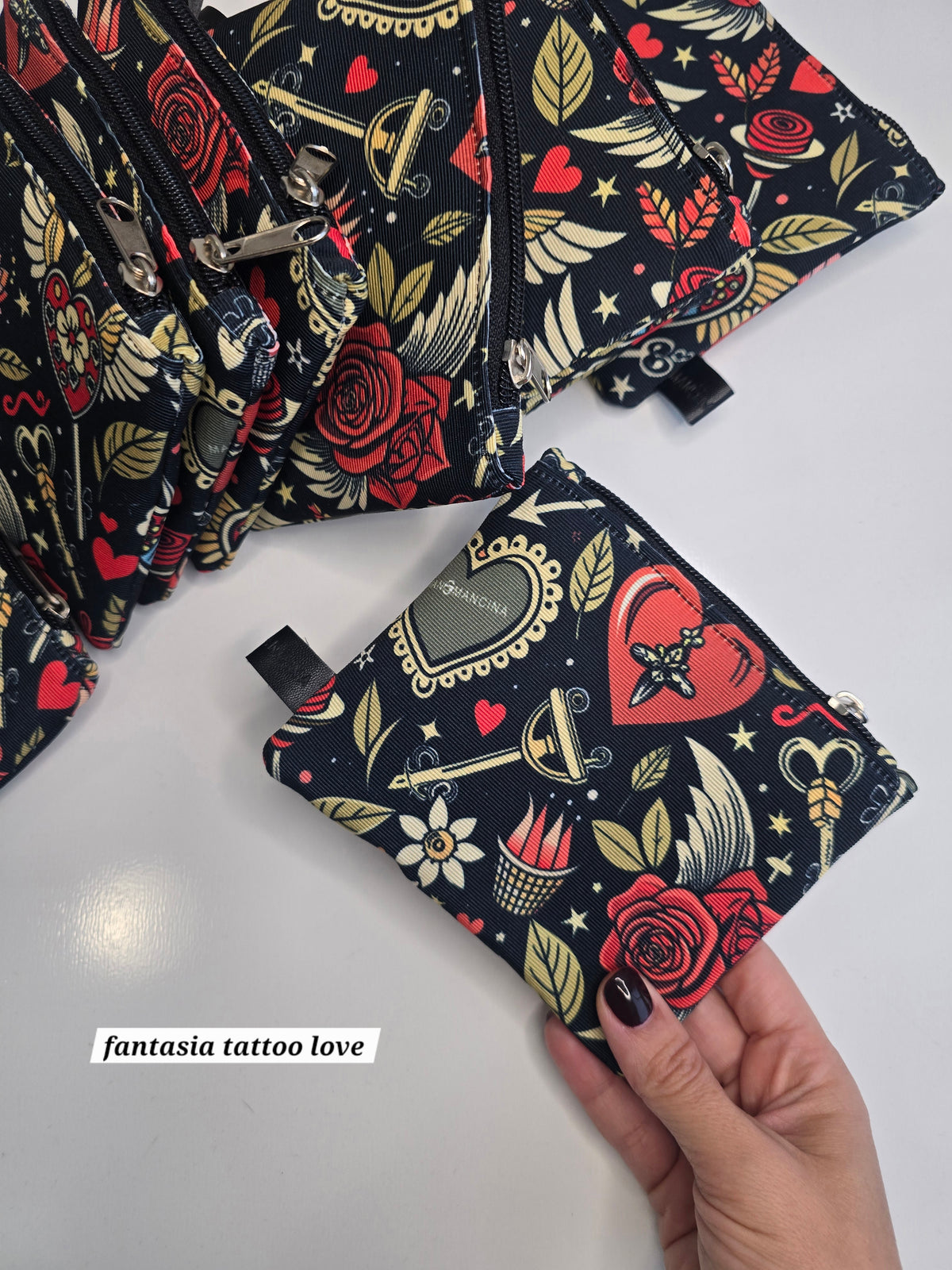 Mini pochette Tattoo love