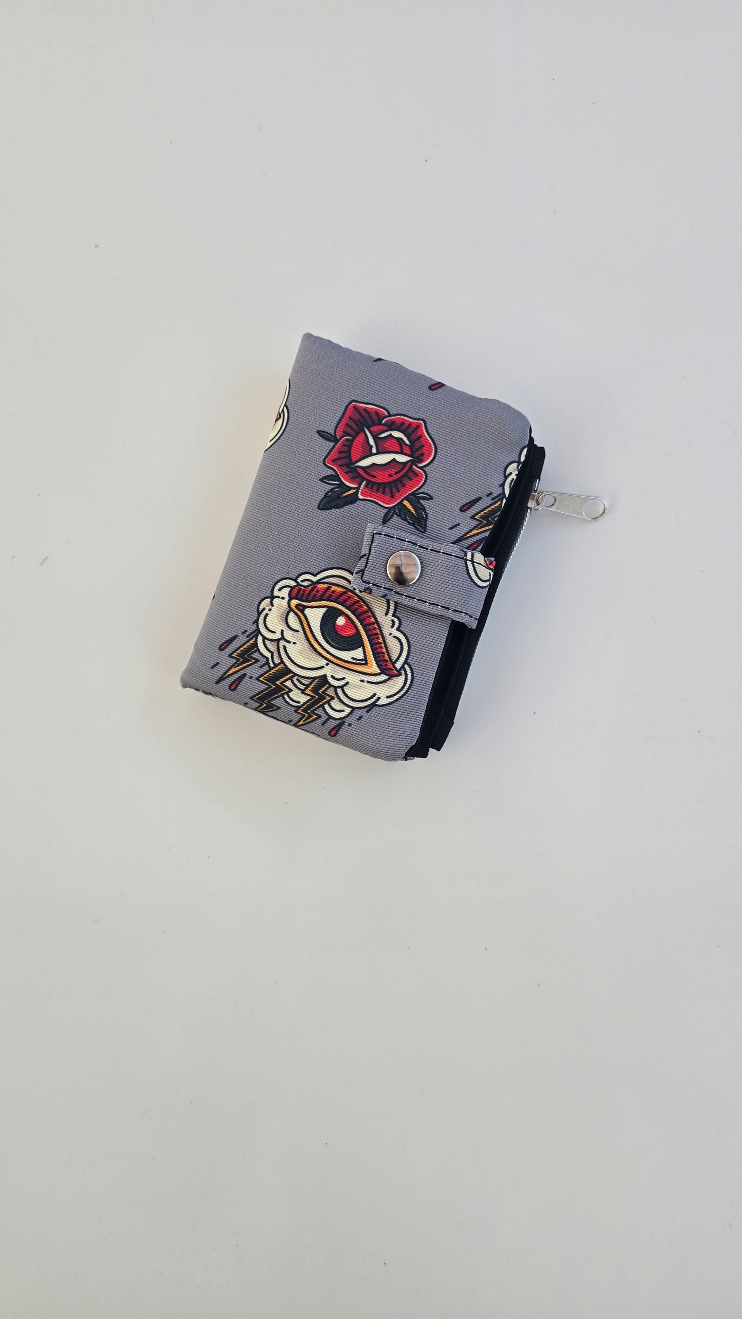 MINI WALLET ~ tattoo grigio