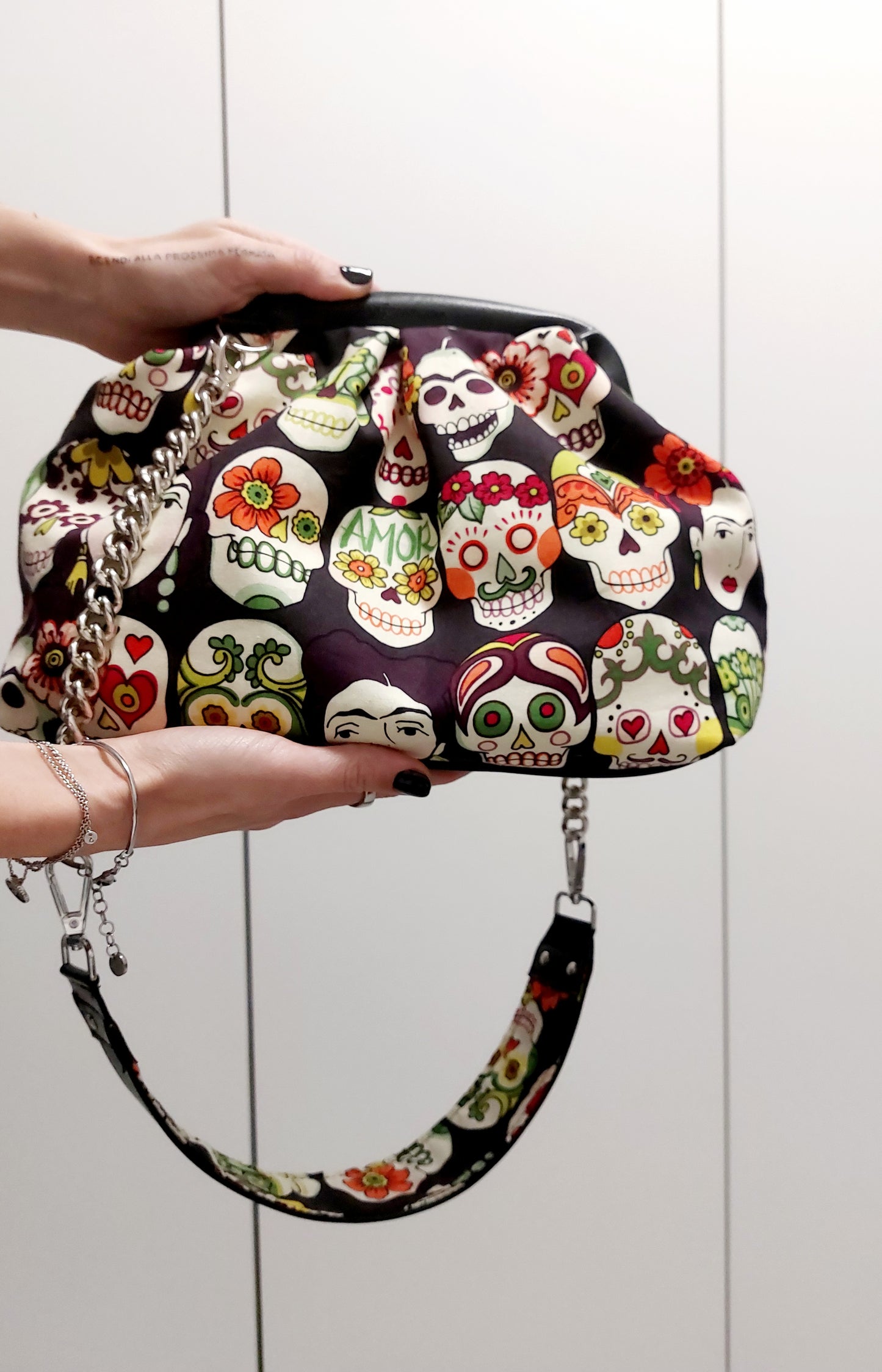 BORSA CLIC CLAC nero/Frida