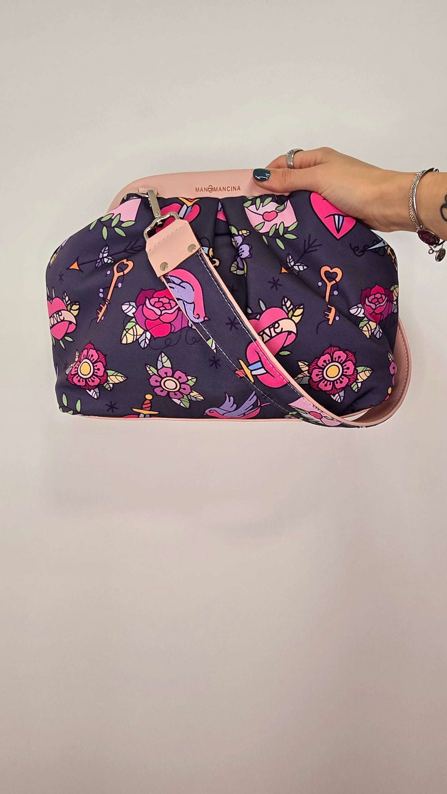 BORSA CLIC CLAC rosa chiaro/ love pink