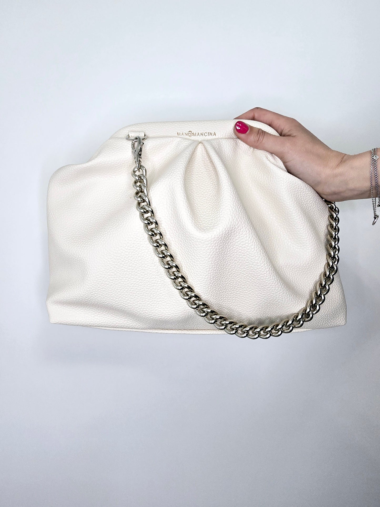 BORSA CLIC CLAC beige