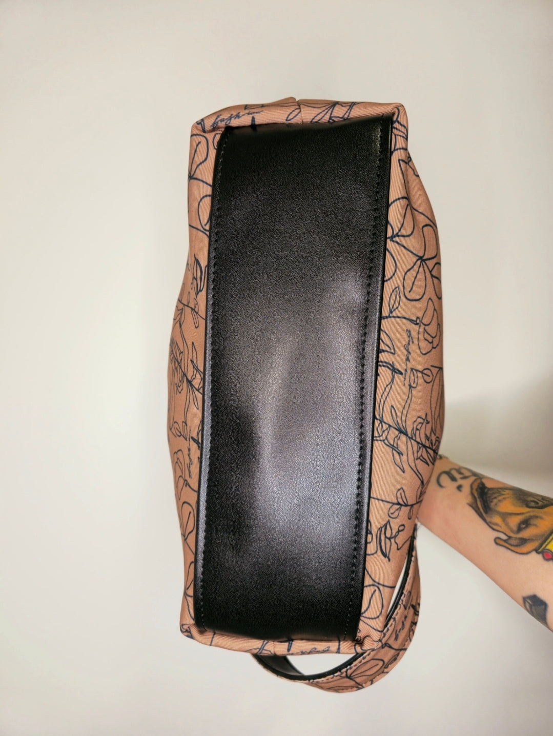 BORSA CLIC CLAC nero / mocha viso