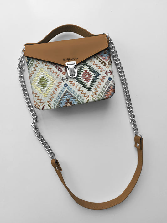BORSETTA cuoio / boho