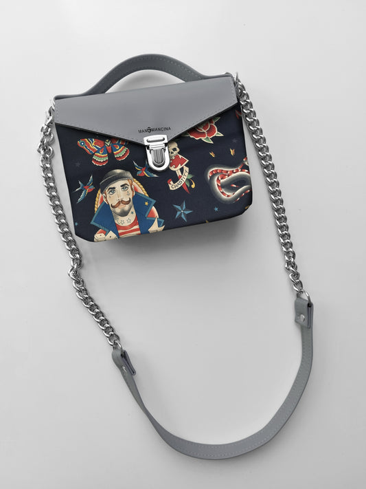BORSETTA grigio/sailor