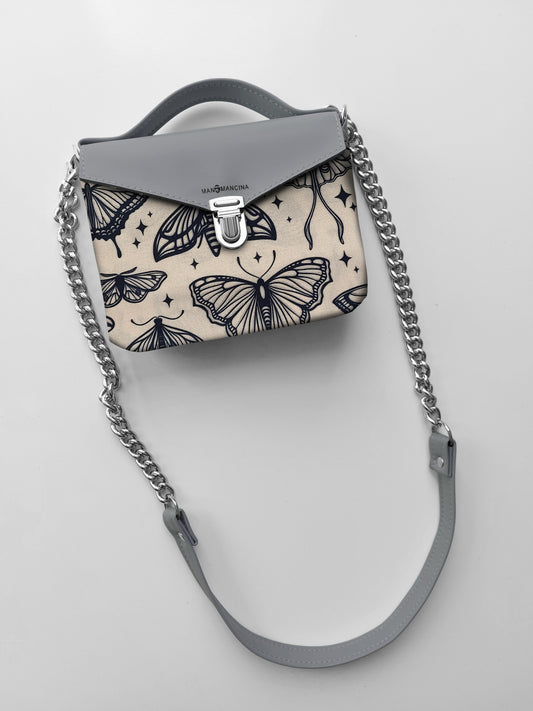 BORSETTA grigio/butterfly beige
