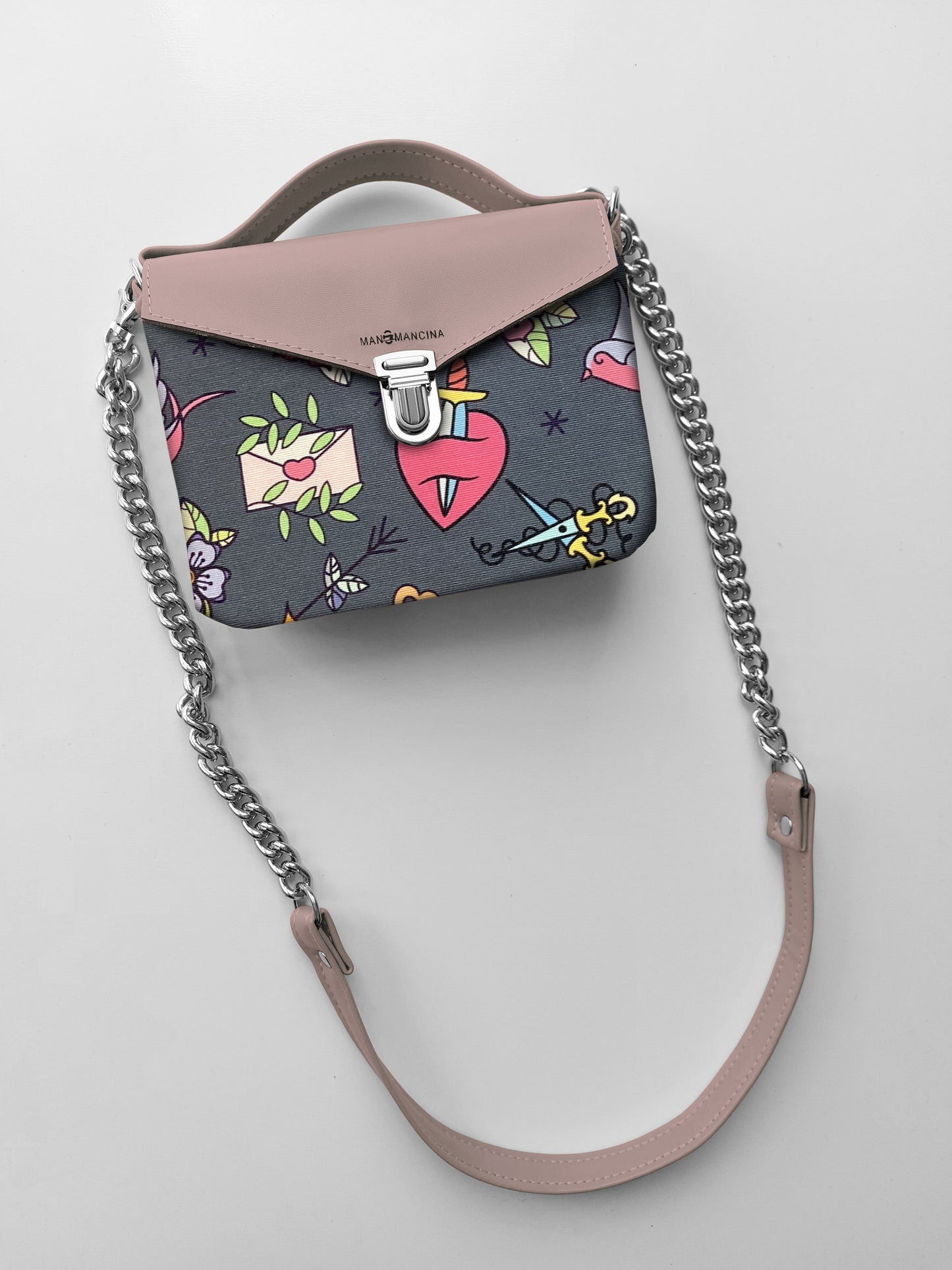 BORSETTA rosa cipria / love pink