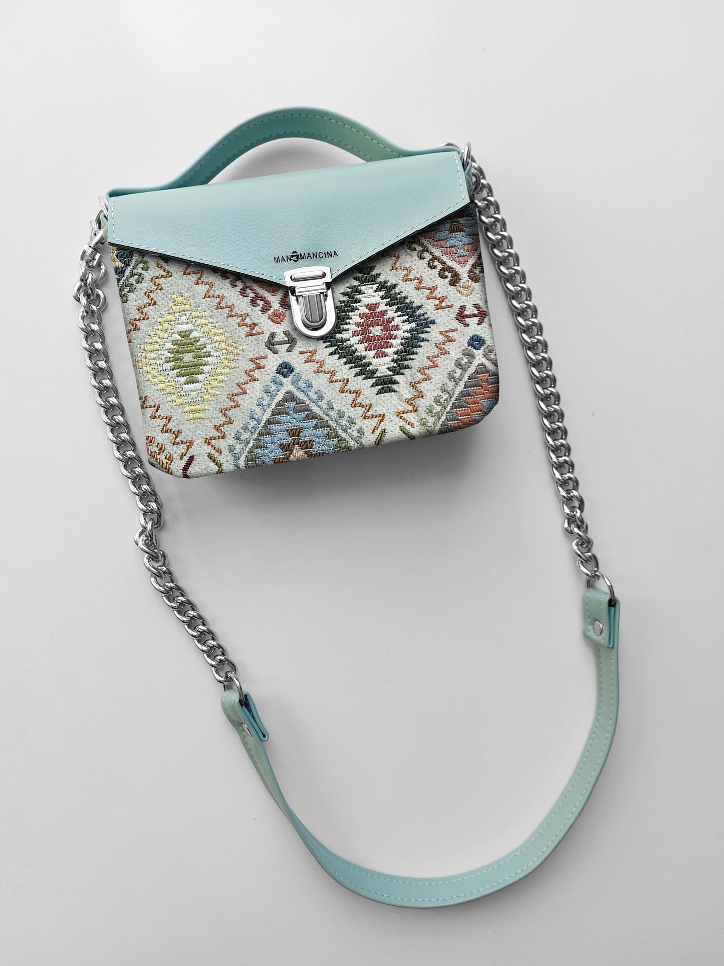 BORSETTA verde pastello / boho