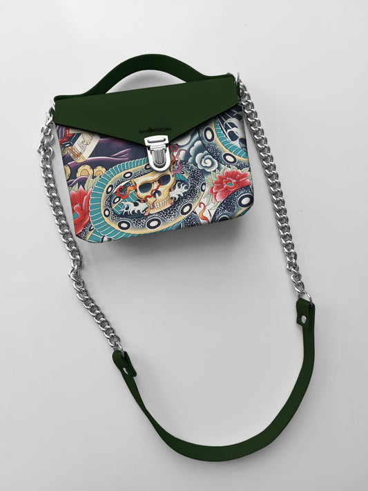 BORSETTA verde/japan multicolor