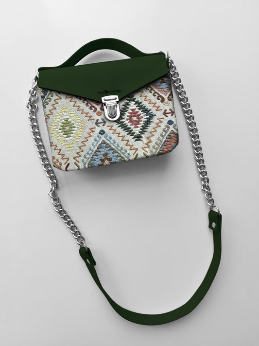 BORSETTA verde / boho