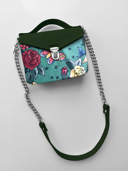 BORSETTA verde/true love verde