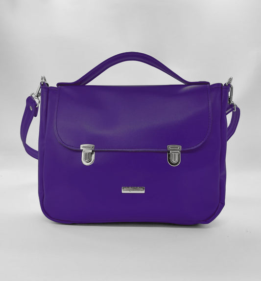 "DOTTY" VEGAN midi SIMILPELLE viola