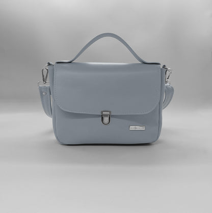 "DOTTY" VEGAN mini SIMILPELLE grigio