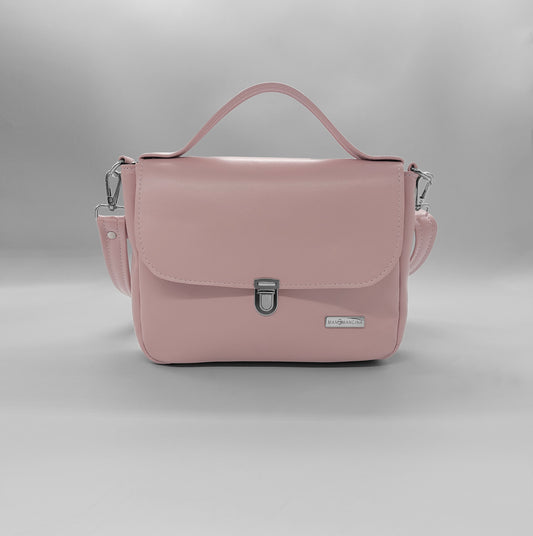 "DOTTY" VEGAN mini SIMILPELLE rosa antico