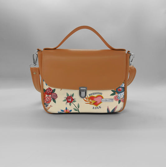 "DOTTY" VEGAN mini SIMILPELLE cuoio New Love Beige