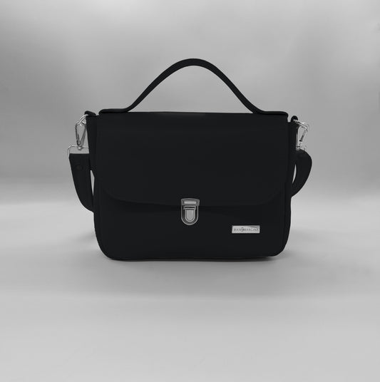 "DOTTY" VEGAN mini SIMILPELLE nero