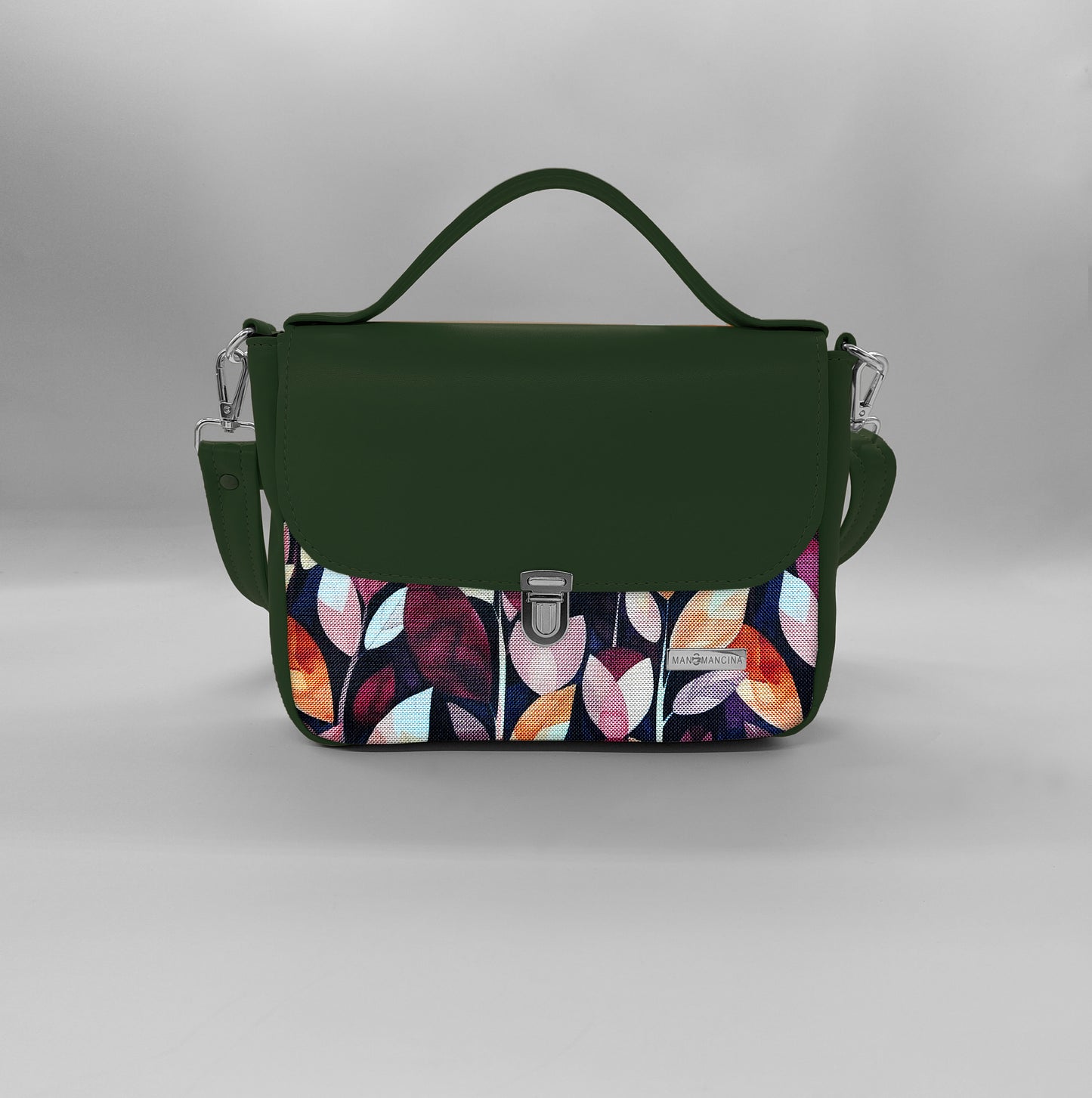 "DOTTY" VEGAN mini SIMILPELLE verde/ TUTTE LE FANTASIE