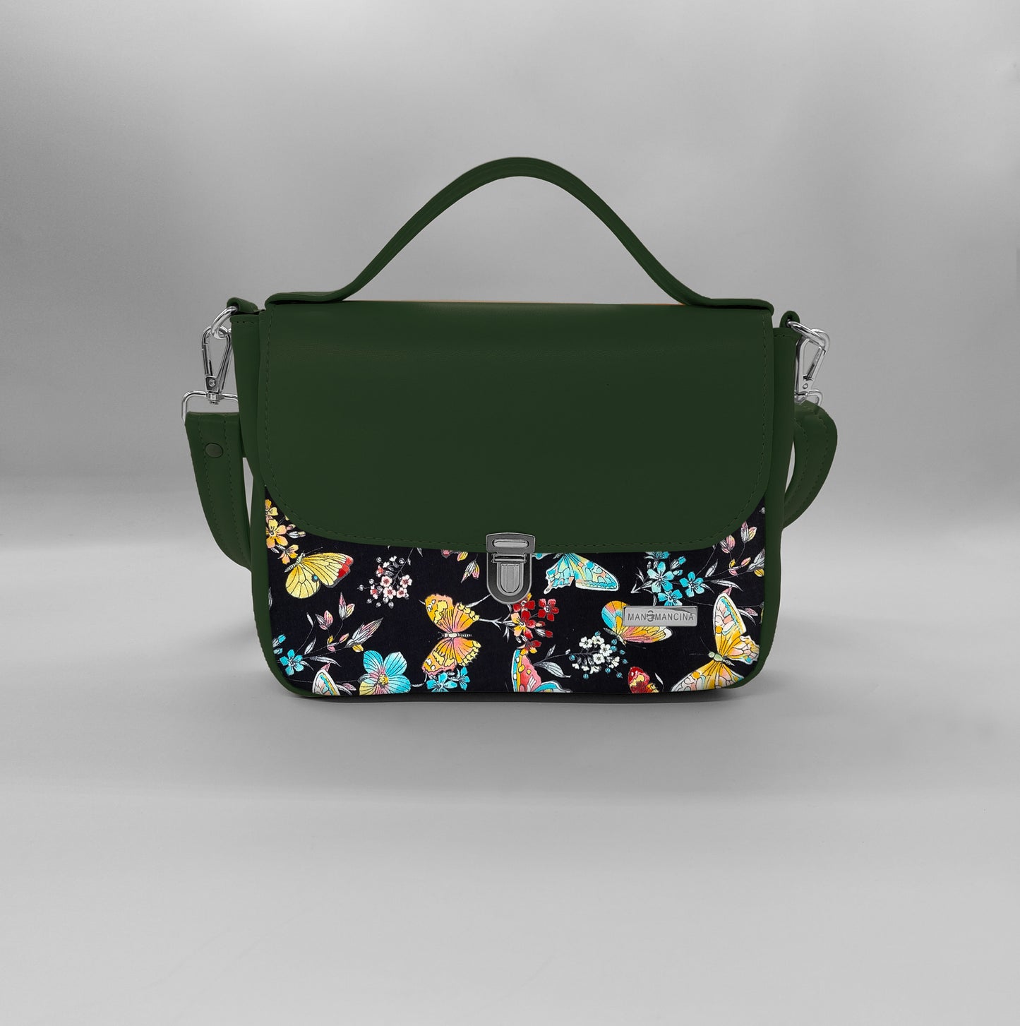 "DOTTY" VEGAN mini SIMILPELLE verde/ TUTTE LE FANTASIE