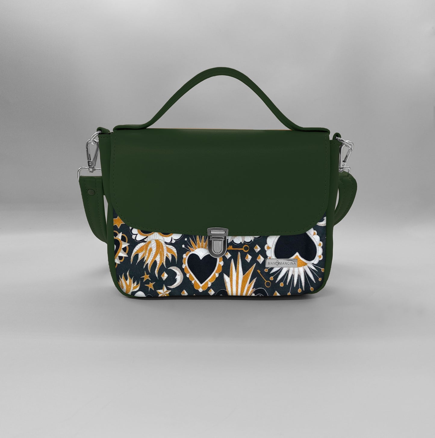 "DOTTY" VEGAN mini SIMILPELLE verde/ TUTTE LE FANTASIE