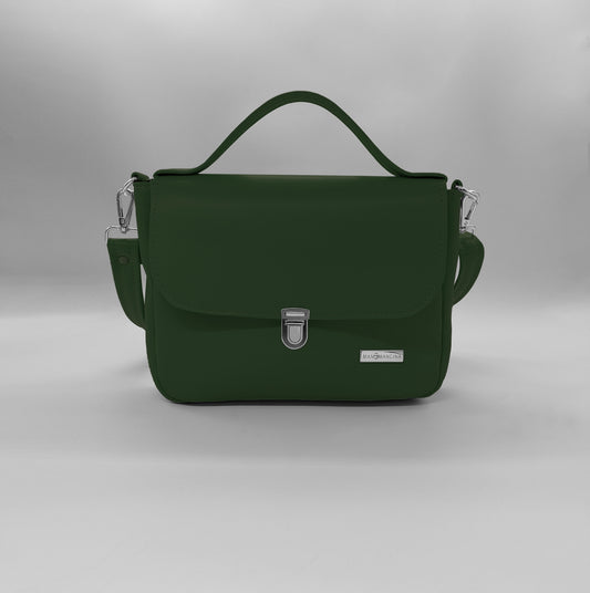 "DOTTY" VEGAN mini SIMILPELLE verde