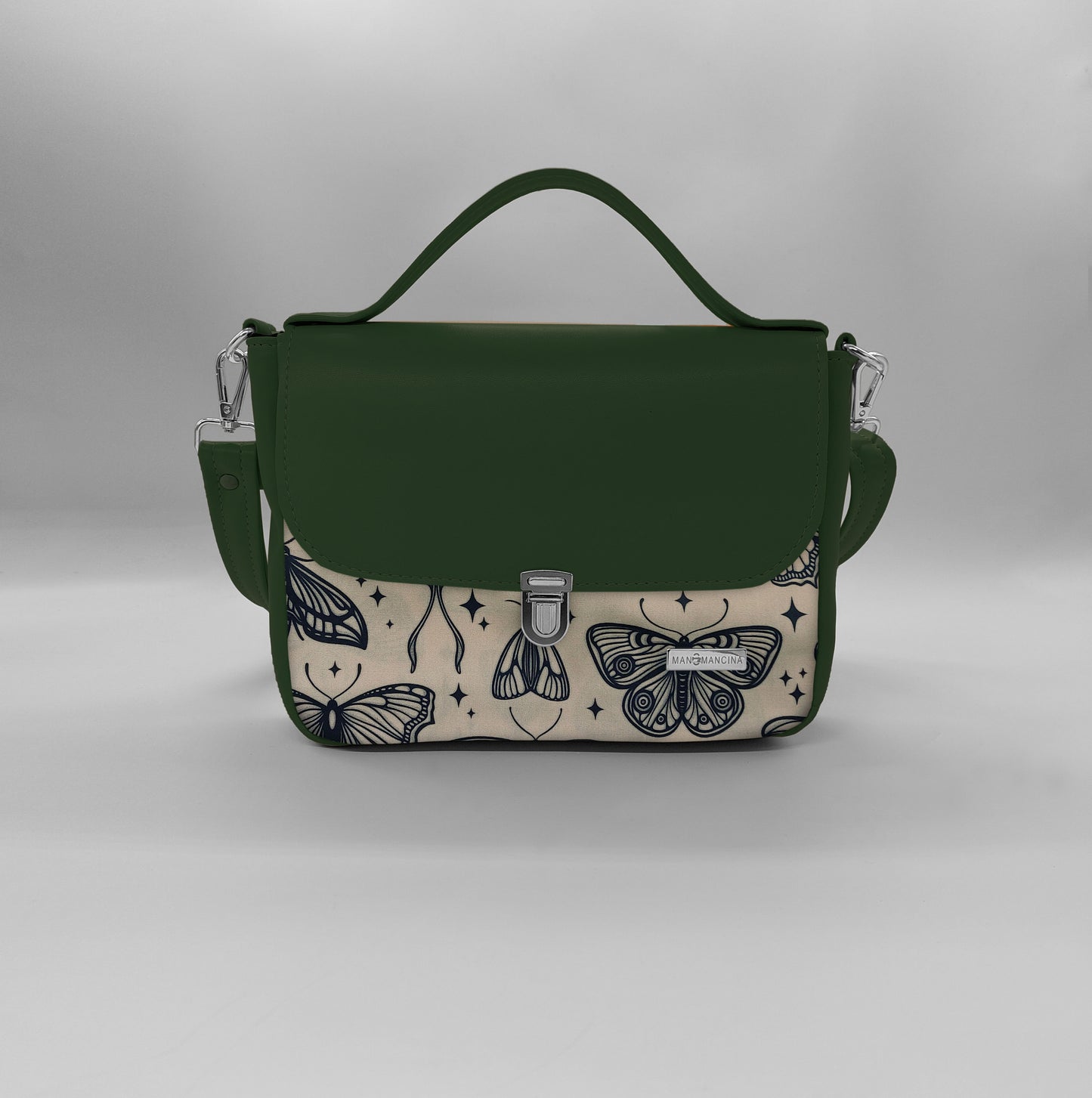 "DOTTY" VEGAN mini SIMILPELLE verde/ TUTTE LE FANTASIE