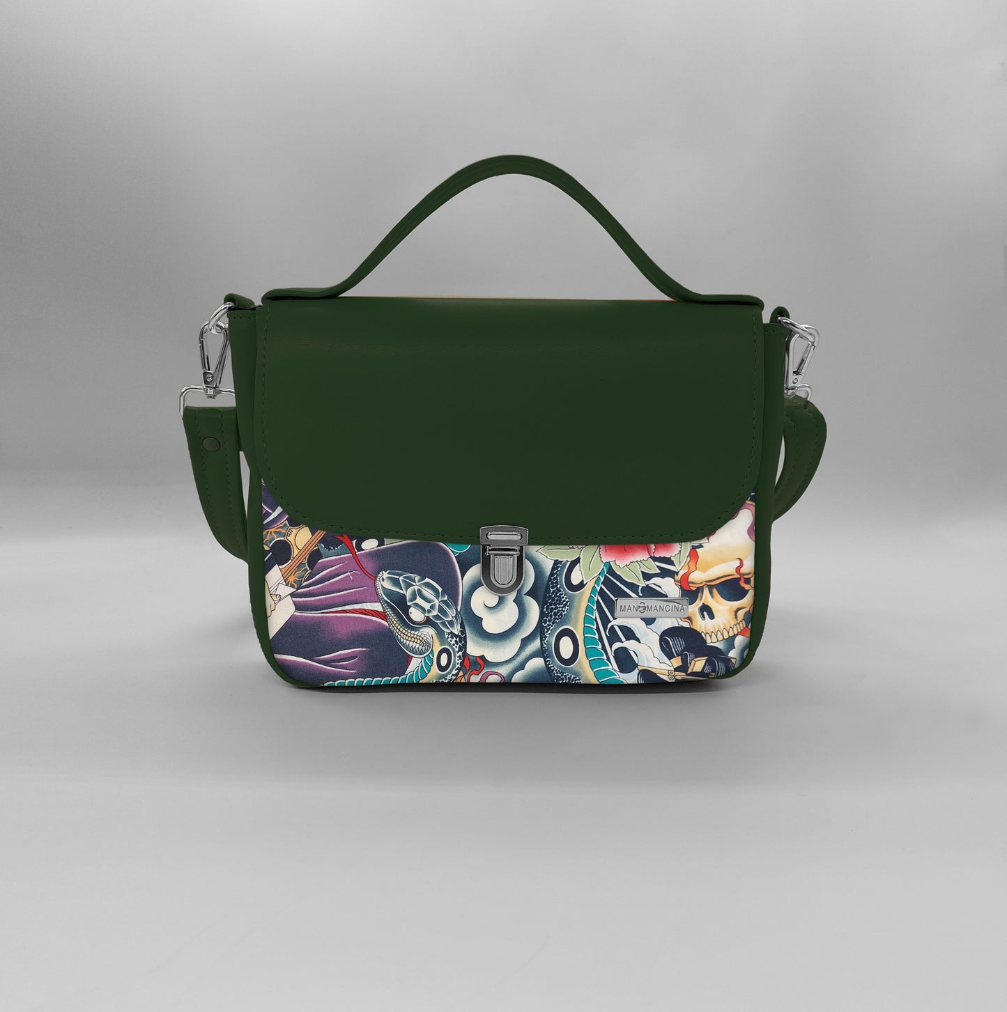 "DOTTY" VEGAN mini SIMILPELLE verde/ TUTTE LE FANTASIE