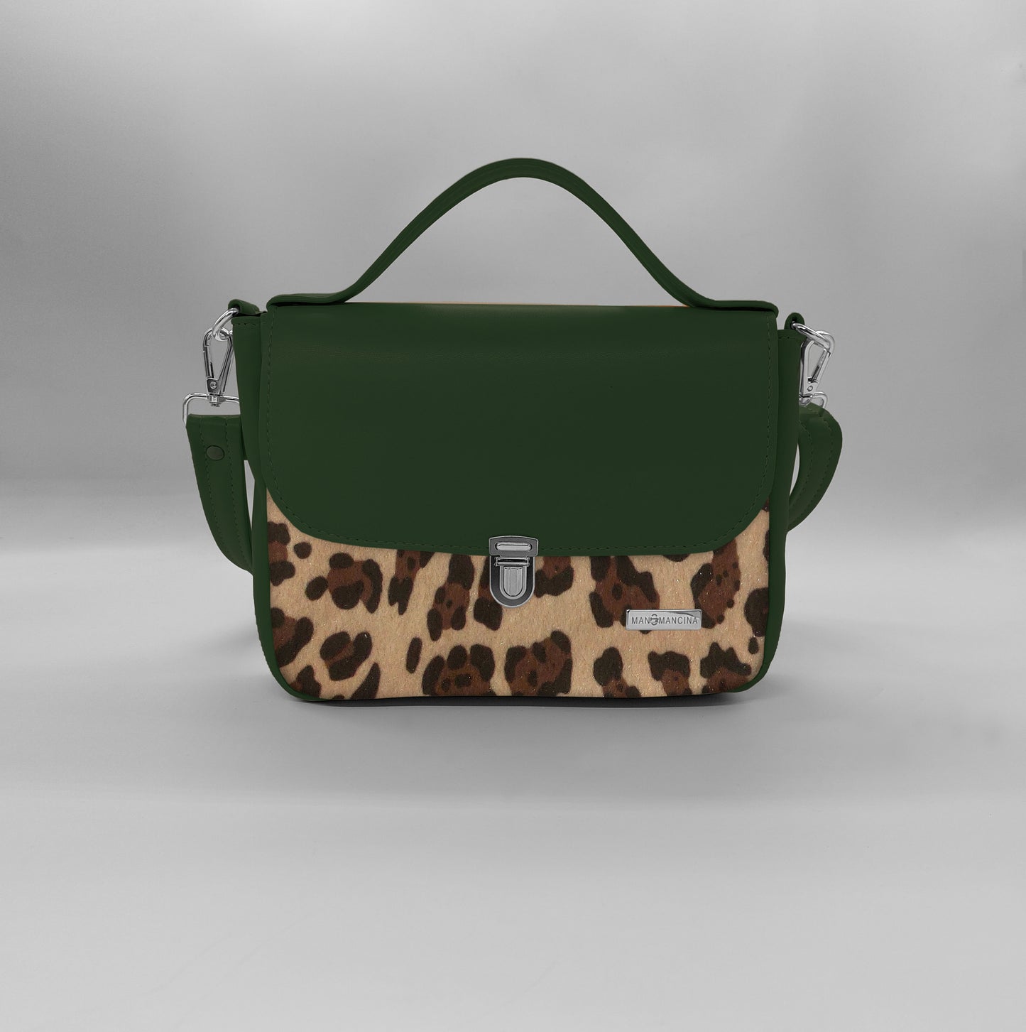 "DOTTY" VEGAN mini SIMILPELLE verde/ TUTTE LE FANTASIE