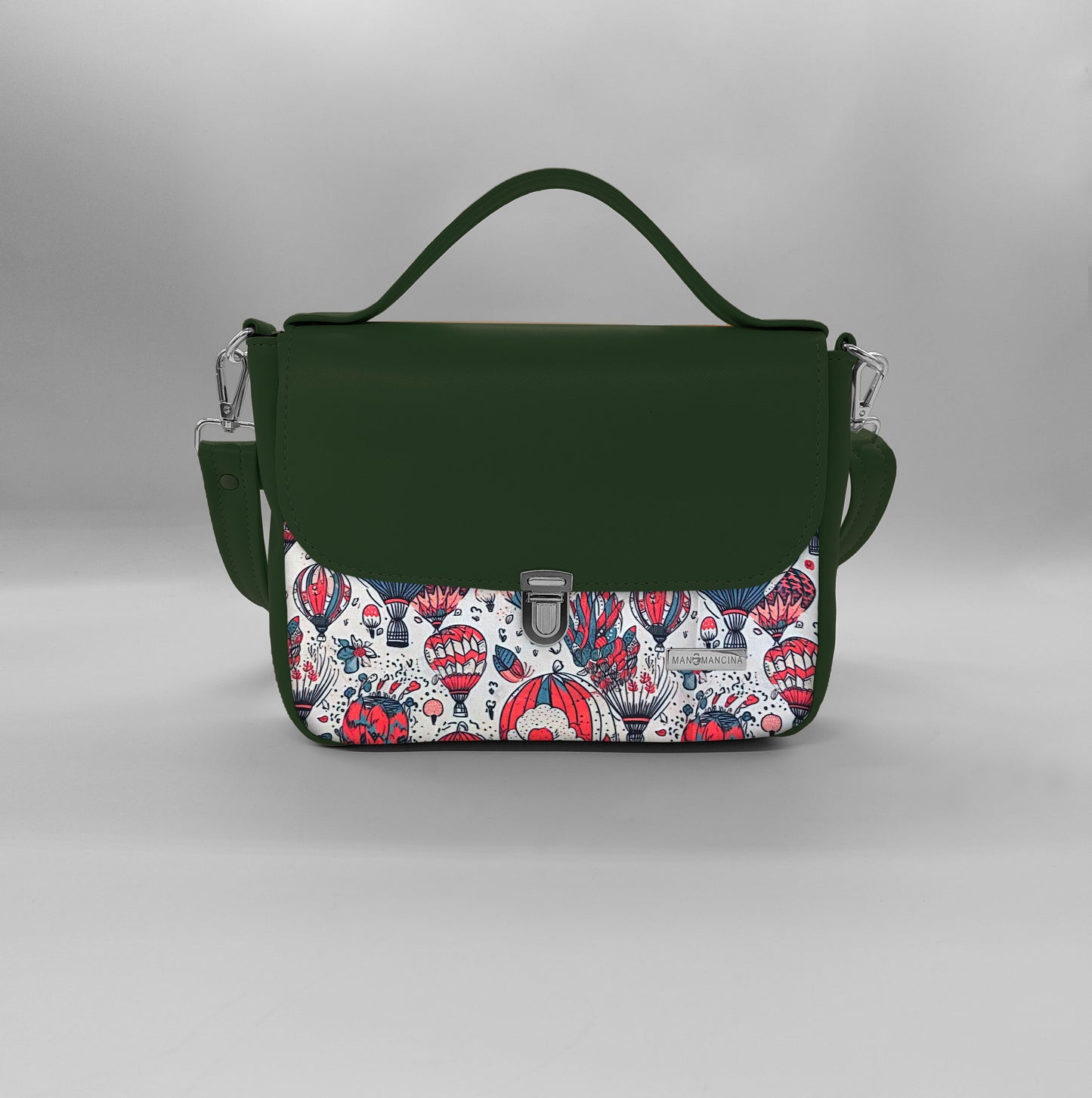 "DOTTY" VEGAN mini SIMILPELLE verde/ TUTTE LE FANTASIE