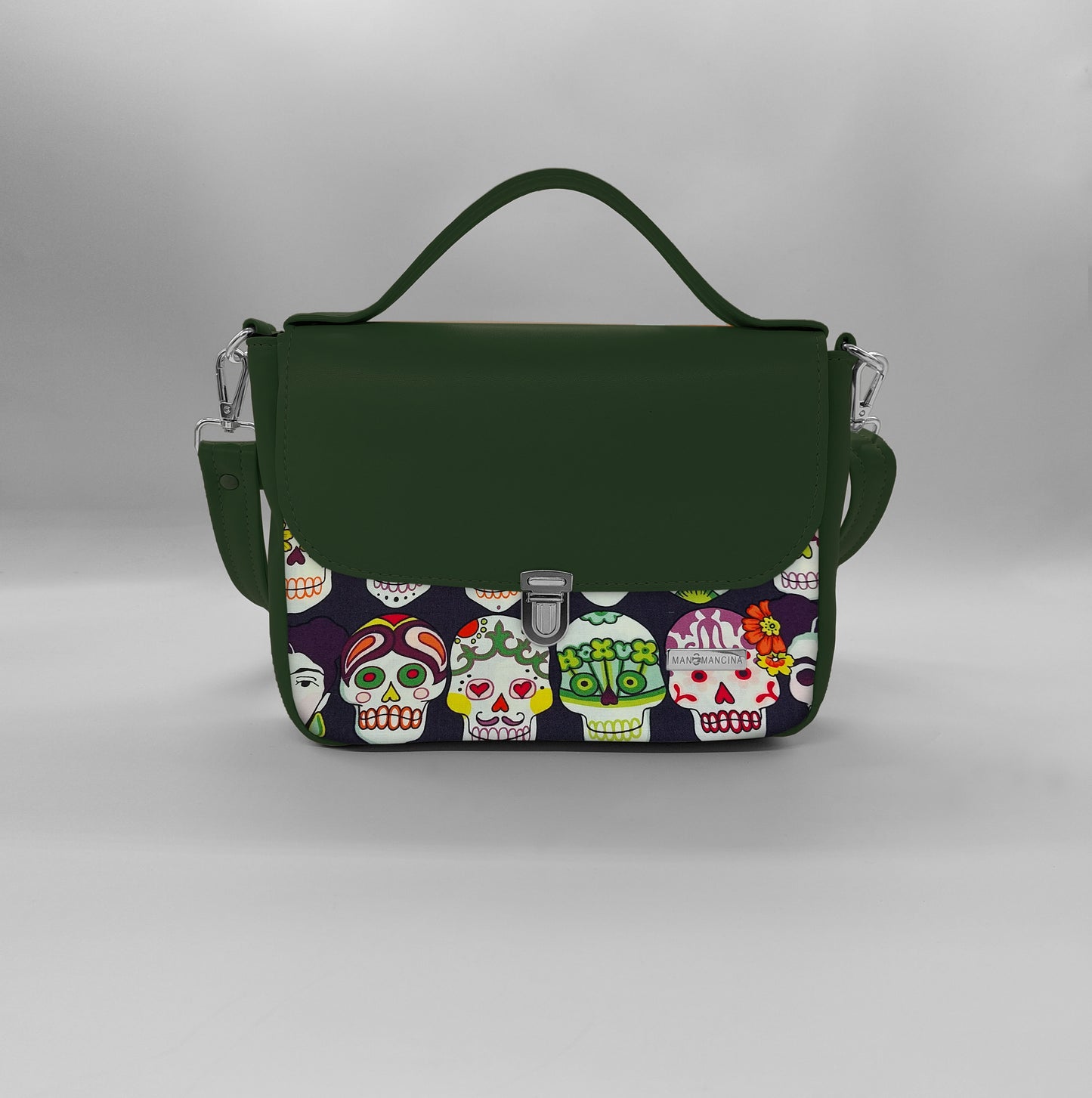 "DOTTY" VEGAN mini SIMILPELLE verde/ TUTTE LE FANTASIE