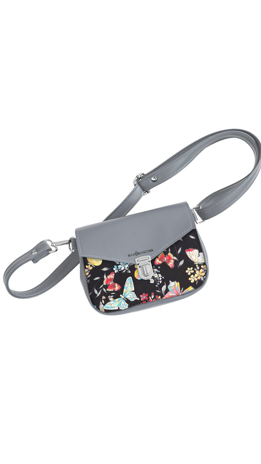 MARSUPIELLO large GRIGIO / BUTTERFLY BEIGE
