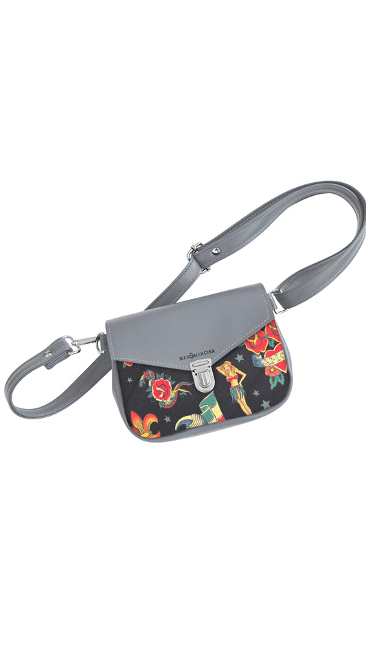 MARSUPIELLO large GRIGIO / TATTOO ONE