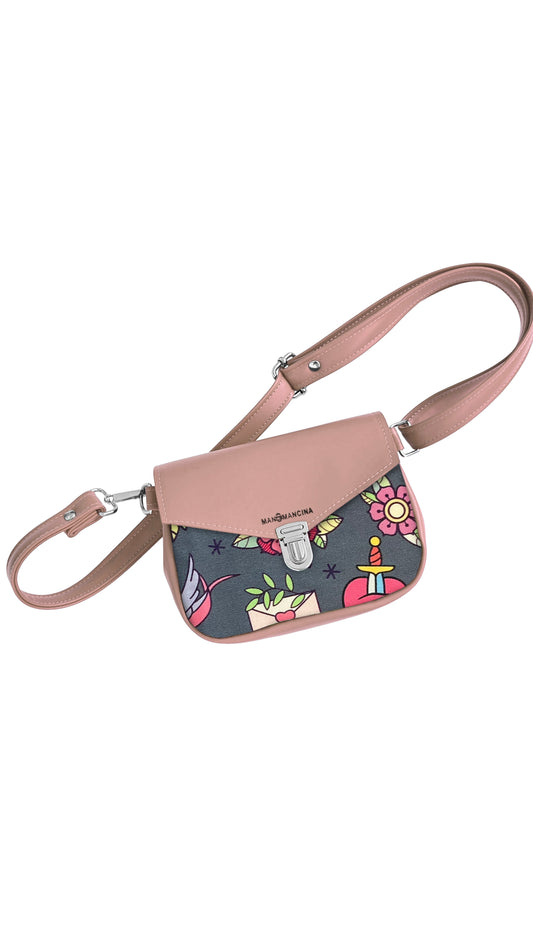 MARSUPIELLO large ROSA ANTICO / love pink