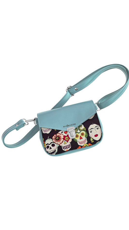 MARSUPIELLO large VERDE PASTELLO / TESCHI FRIDA