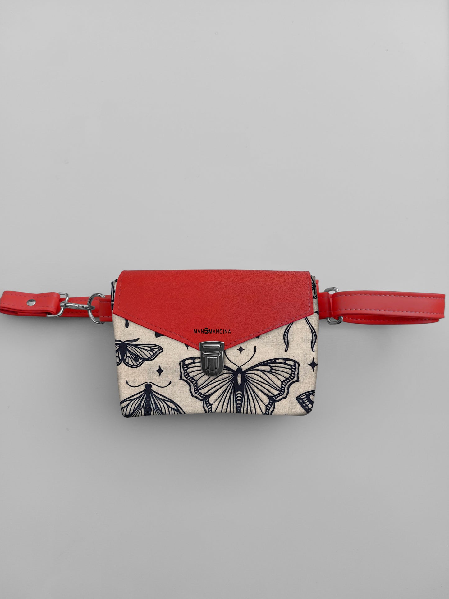 MARSUPIELLO rosso/butterfly beige