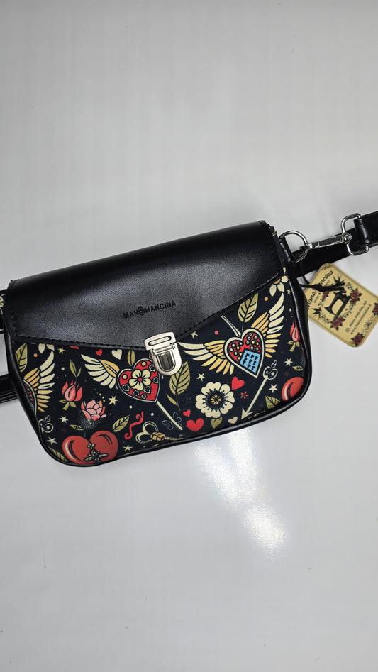 MARSUPIELLO large NERO / TATTOO LOVE