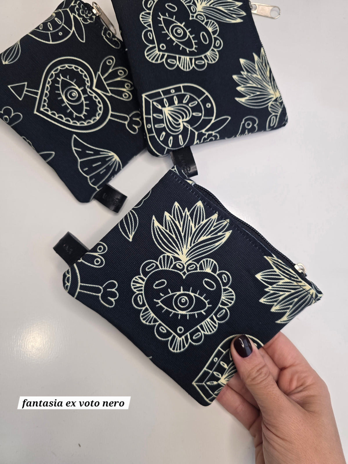 POCHETTE COMPACT | PORTA CARTE E MONETE | tutte le fantasie con cuori
