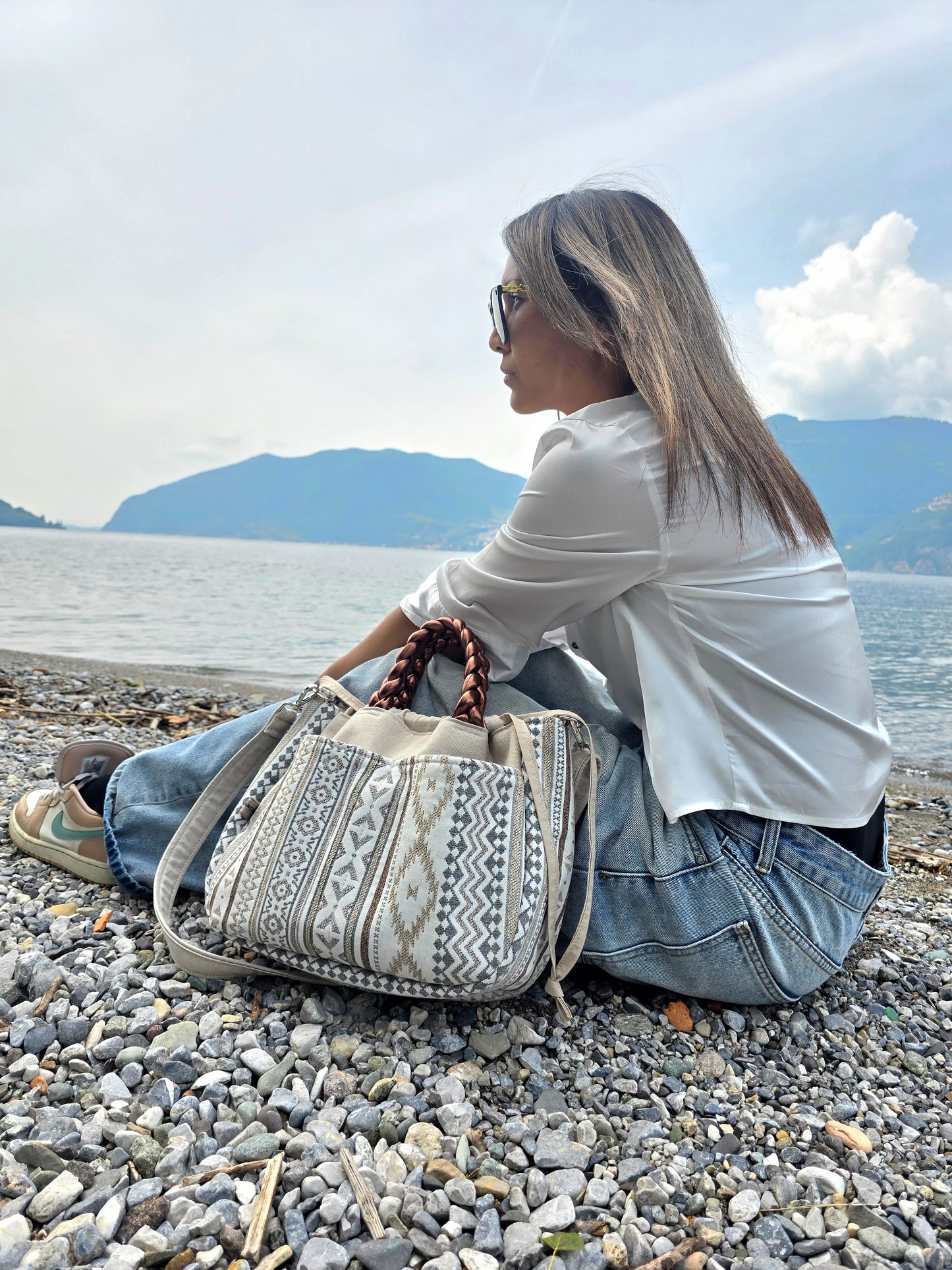 "L'ORGANIZZATA" corda chiaro/ boho