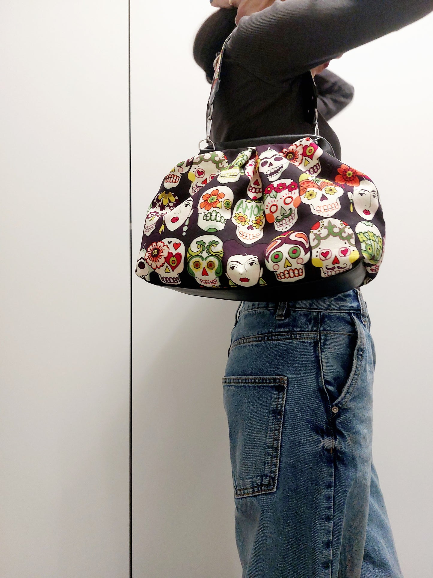 BORSA CLIC CLAC nero/Frida