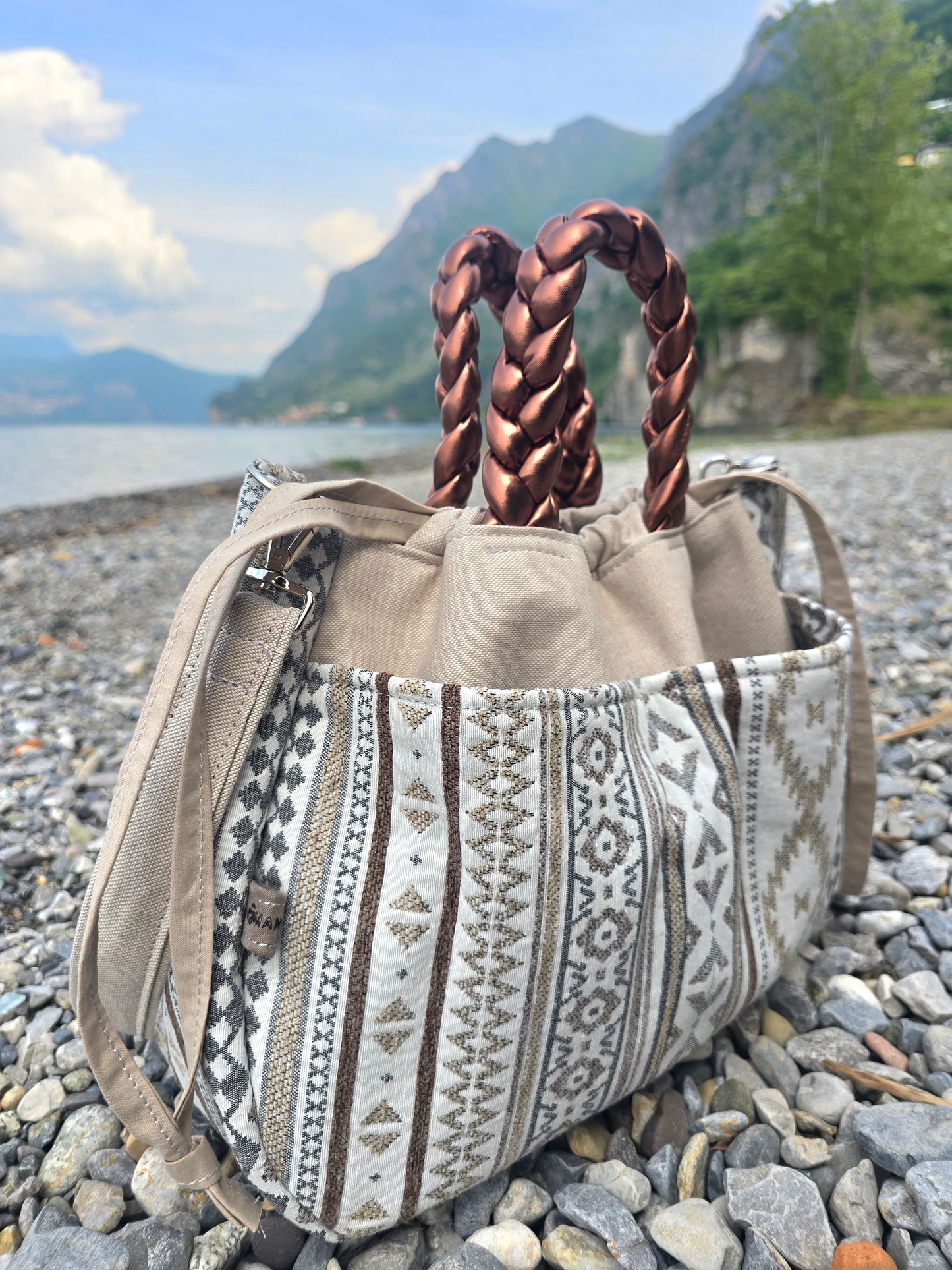 "L'ORGANIZZATA" corda chiaro/ boho